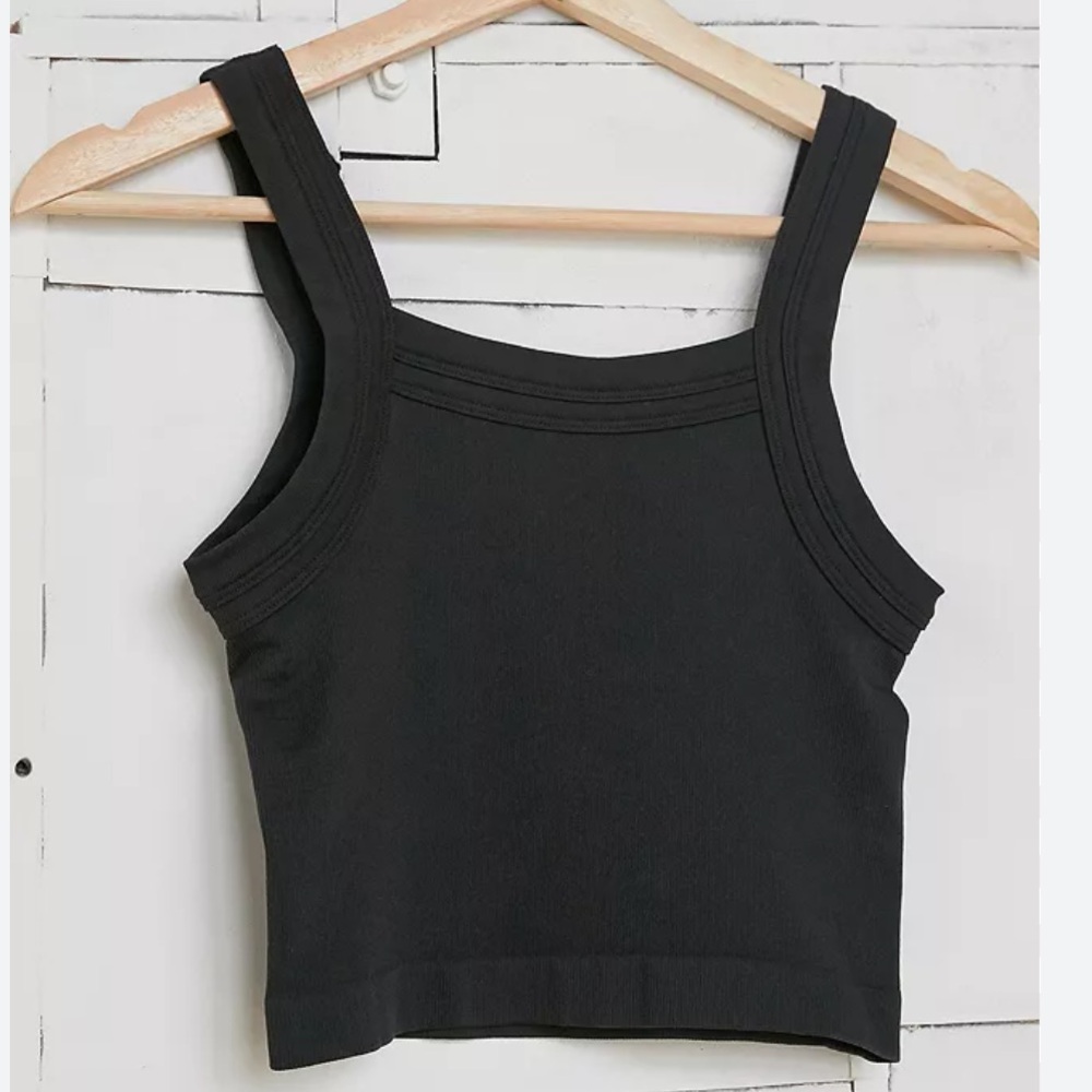 Urban Outfitters Black Cropped Tank Top | XS/S
